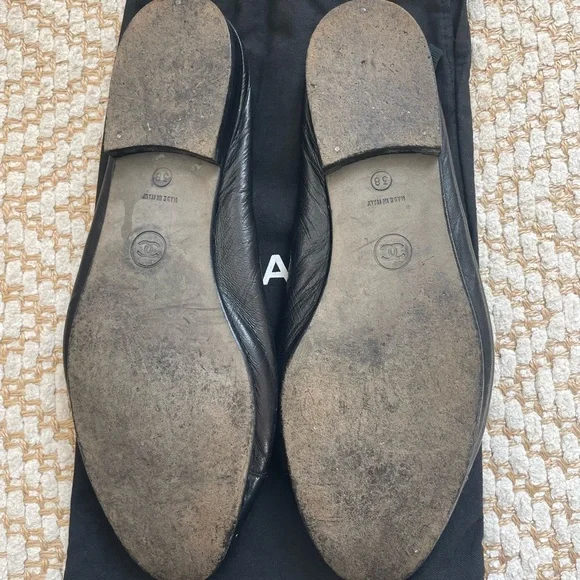 Chanel flats, size 38 or 7 1/2